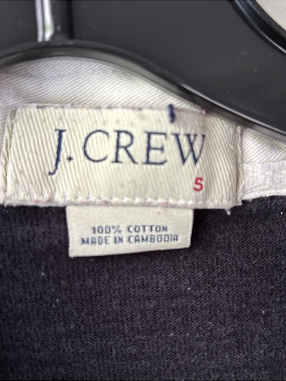 Vintage oversized J. Crew rugby long sleeve-Size S - Picture 3 of 3